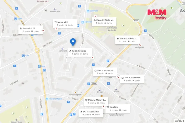 Pronájem bytu 3+1, Teplice - Trnovany, Maršovská, 73 m2