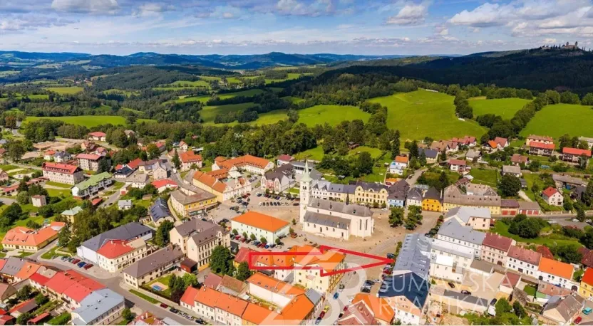 Prodej bytu 1+1, Kašperské Hory, Náměstí, 86 m2