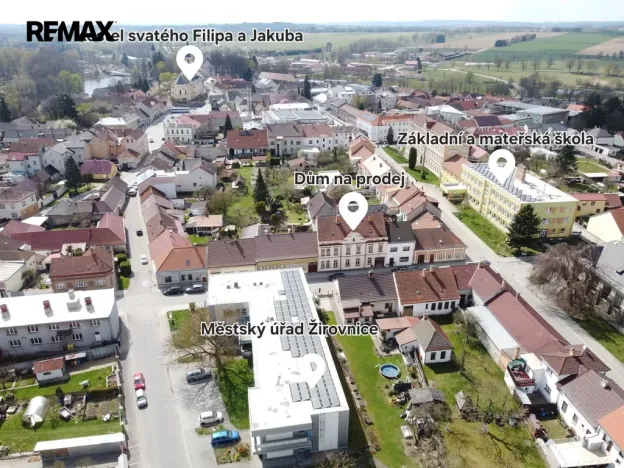 Prodej činžovního domu, Žirovnice, Tyršova, 441 m2