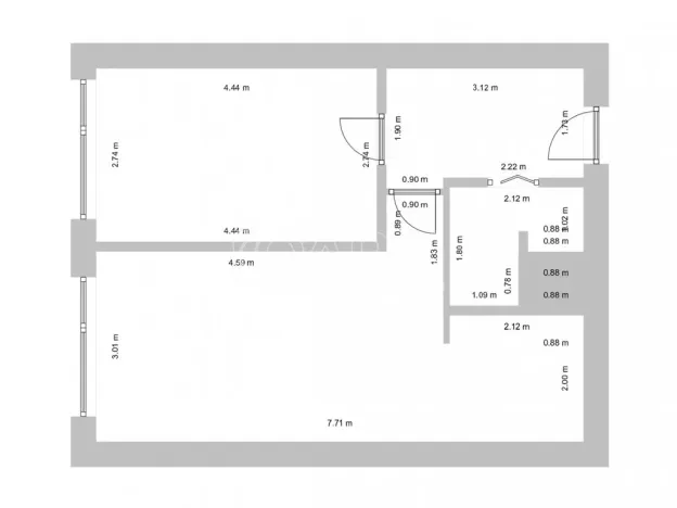 Prodej bytu 2+kk, Praha - Chodov, Babákova, 44 m2