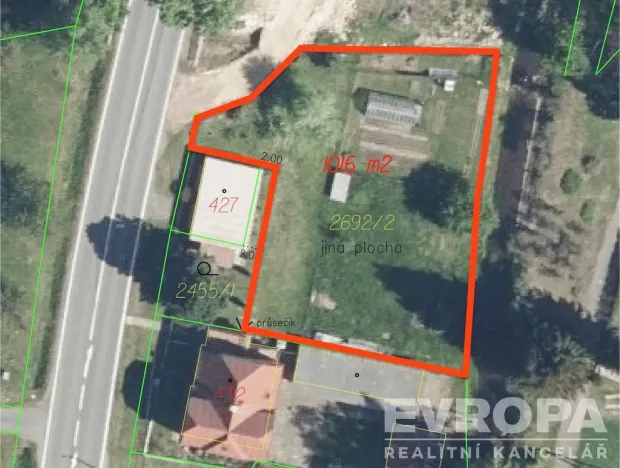 Prodej pozemku pro bydlení, Červená Voda, 1016 m2