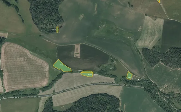 Prodej pole, Budětice, 104973 m2