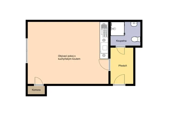 Prodej bytu 1+kk, Praha - Vysočany, Čerpadlová, 36 m2