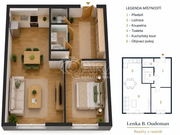 Pronájem bytu 2+kk, Praha - Kobylisy, Frýdlantská, 43 m2