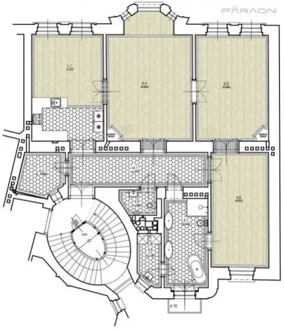 Pronájem bytu 3+1, Praha - Josefov, Široká, 154 m2