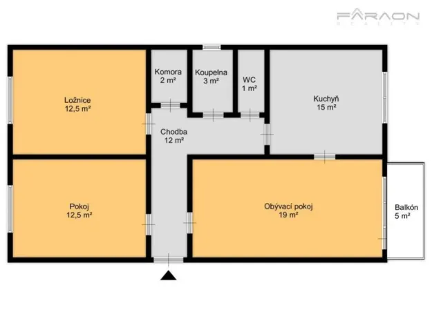 Prodej bytu 3+1, Praha - Strašnice, Na Třebešíně, 77 m2
