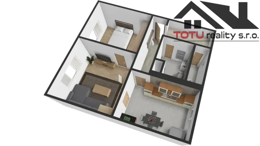 Prodej bytu 2+1, Jaroměř, Svat. Čecha, 62 m2