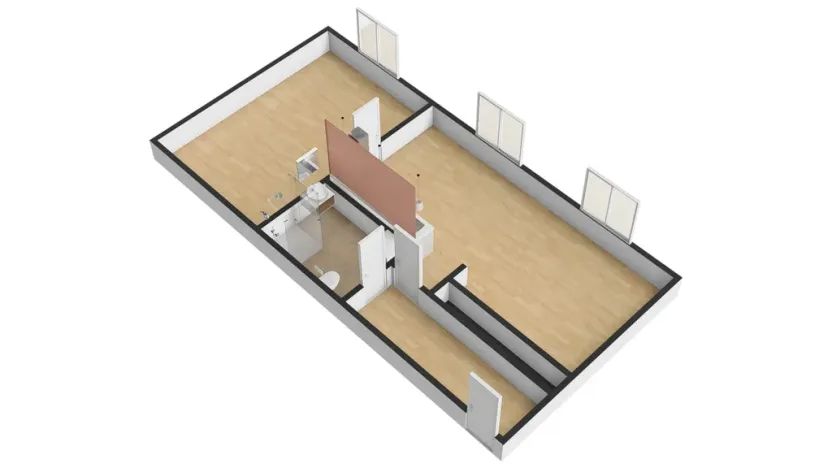 Pronájem bytu 2+kk, Praha - Žižkov, Jeseniova, 71 m2