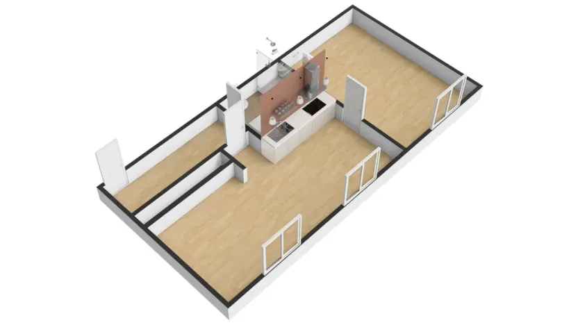 Pronájem bytu 2+kk, Praha - Žižkov, Jeseniova, 71 m2