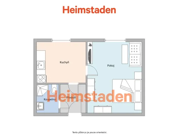 Pronájem bytu 1+1, Karviná - Hranice, Einsteinova, 26 m2