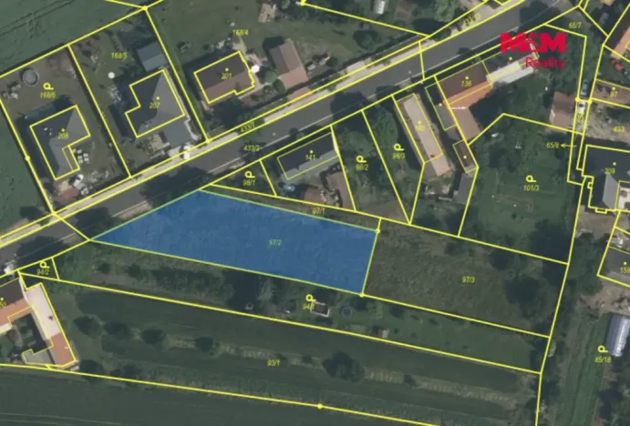 Prodej pozemku pro bydlení, Martiněves - Radešín, 1367 m2