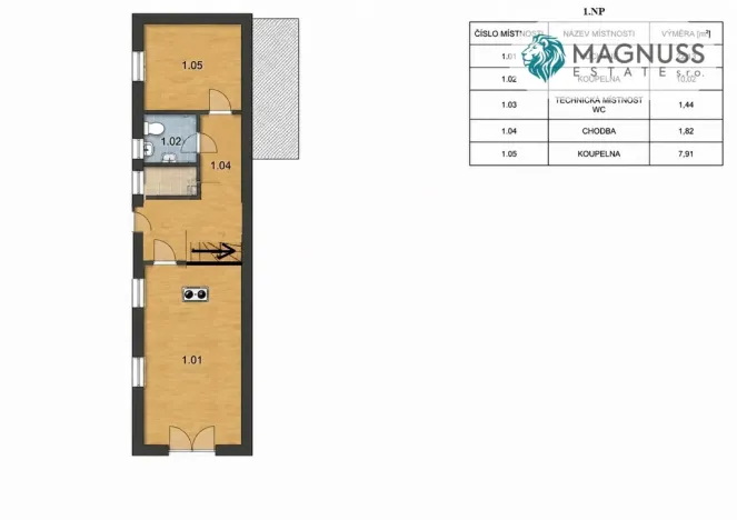 Prodej rodinného domu, Jindřichov, 110 m2