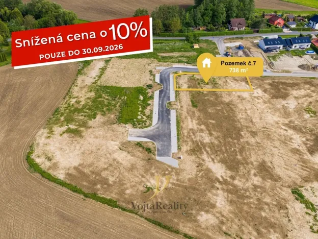 Prodej pozemku pro bydlení, Komárov, 738 m2