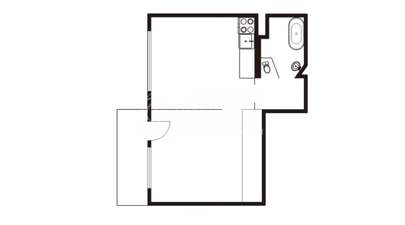 Pronájem bytu 2+kk, Milevsko, B. Němcové, 37 m2