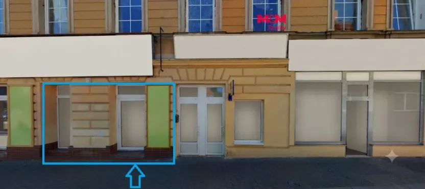 Pronájem kanceláře, Přelouč, Masarykovo náměstí, 50 m2