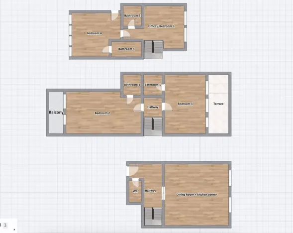 Pronájem bytu 5+kk, Praha - Vinohrady, Balbínova, 186 m2