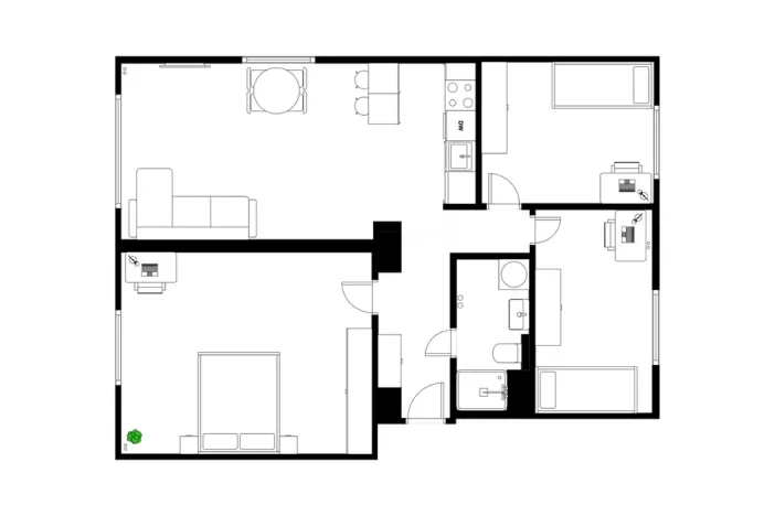 Prodej bytu 4+kk, Praha - Hloubětín, Poděbradská, 73 m2
