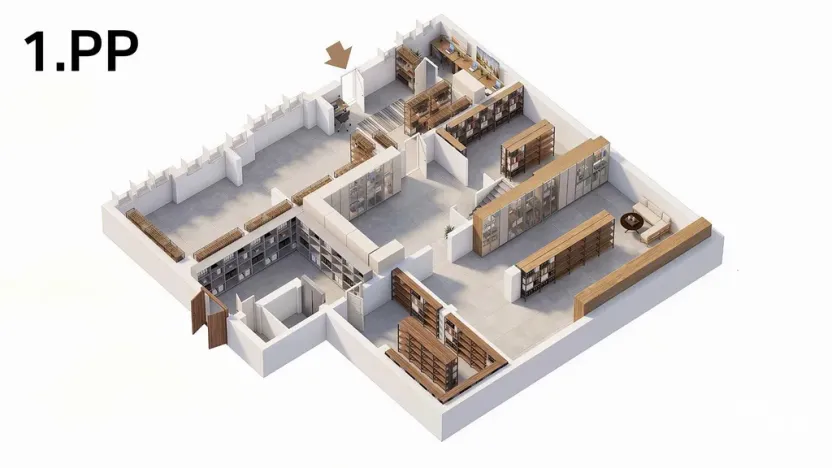 Prodej obchodního prostoru, Příbram - Příbram VII, náměstí 17. listopadu, 836 m2