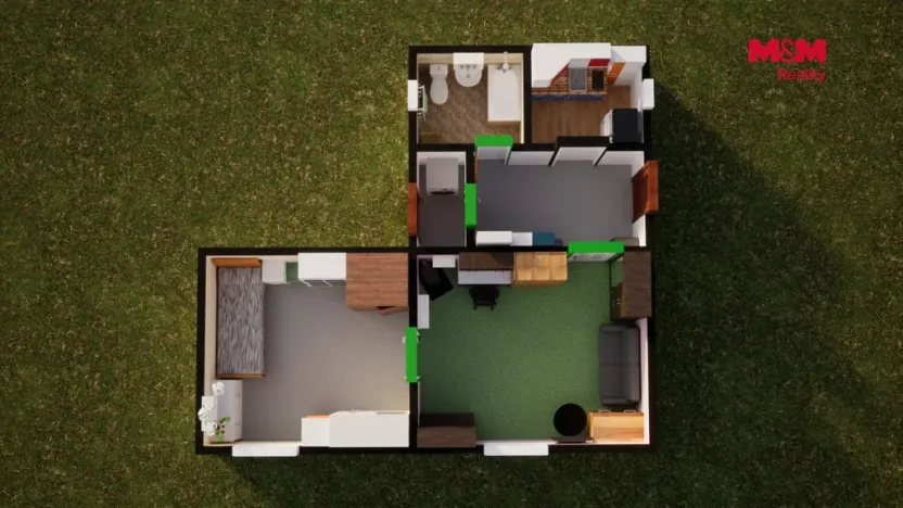 Prodej rodinného domu, Roudnice nad Labem, Barákova, 44 m2