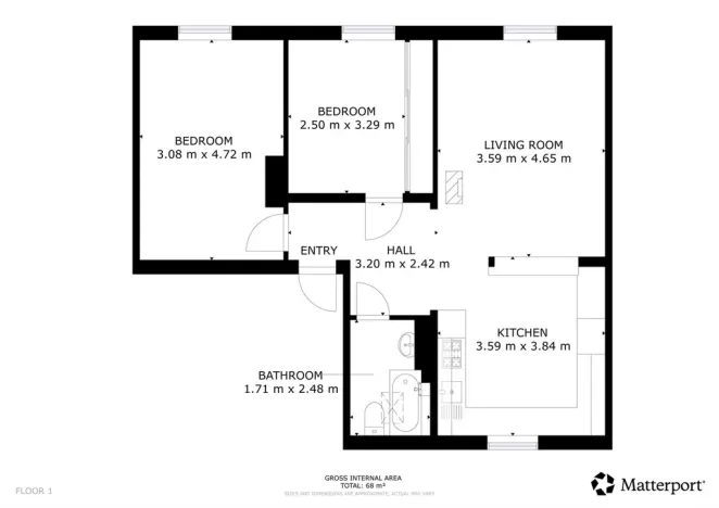 Prodej bytu 3+1, Ústí nad Labem - Ústí nad Labem-centrum, Ve Smyčce, 68 m2