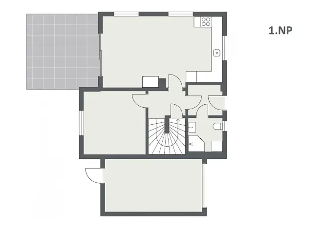 Prodej rodinného domu, Milovice, Zahradní, 95 m2