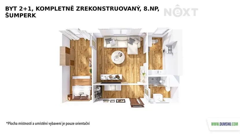 Prodej bytu 2+1, Šumperk, Jugoslávská, 46 m2