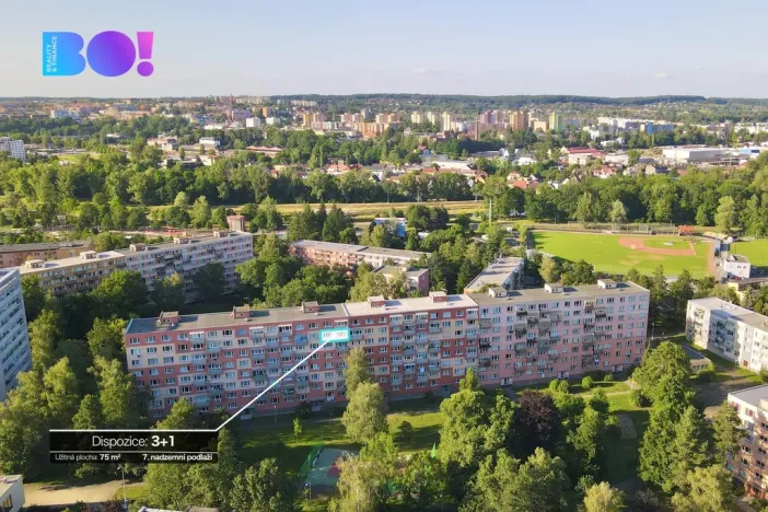 Prodej bytu 3+1, Frýdek-Místek, 1. máje, 74 m2