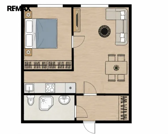 Prodej bytu 2+kk, Hradec Králové - Pražské Předměstí, Veverkova, 34 m2