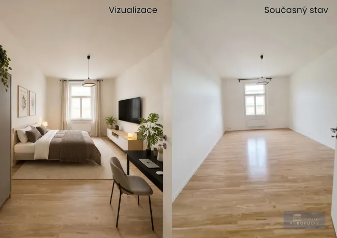 Prodej bytu 2+kk, Praha - Libeň, Kotlaska, 44 m2