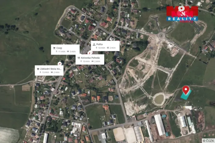 Prodej pozemku pro bydlení, Kolová, 1100 m2