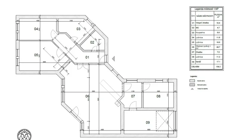 Pronájem rodinného domu, Úvaly, Purkyňova, 160 m2