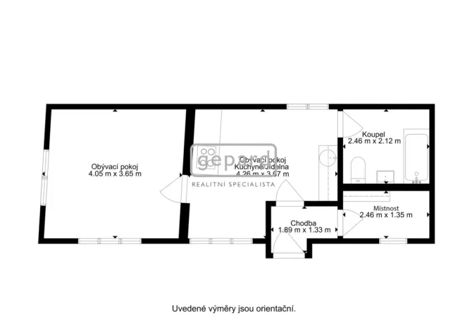 Prodej chalupy, Svatoslav, 41 m2