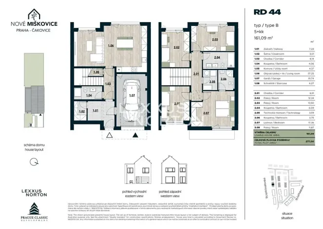 Prodej rodinného domu, Praha - Miškovice, Polabská, 161 m2