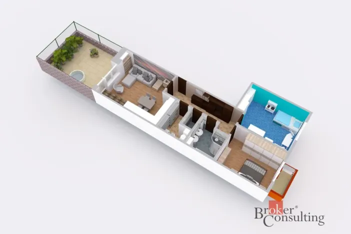 Prodej bytu 3+kk, Břeclav, Seniorů, 75 m2