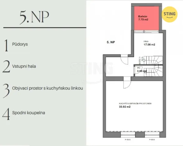Pronájem bytu 4+1, Ostrava, Balcarova, 120 m2