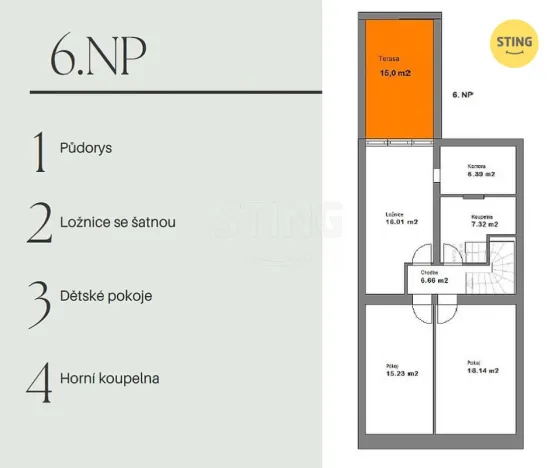 Pronájem bytu 4+1, Ostrava, Balcarova, 120 m2