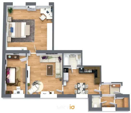 Prodej bytu 3+1, Hrušovany u Brna, Loosova, 93 m2