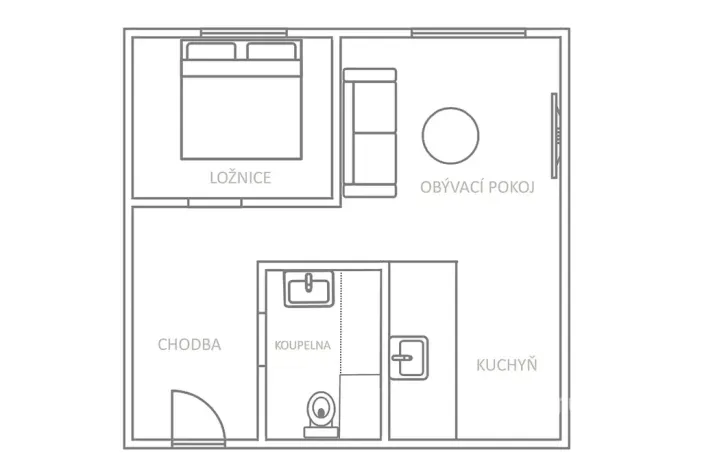 Prodej bytu 2+kk, Most, Františka Malíka, 40 m2