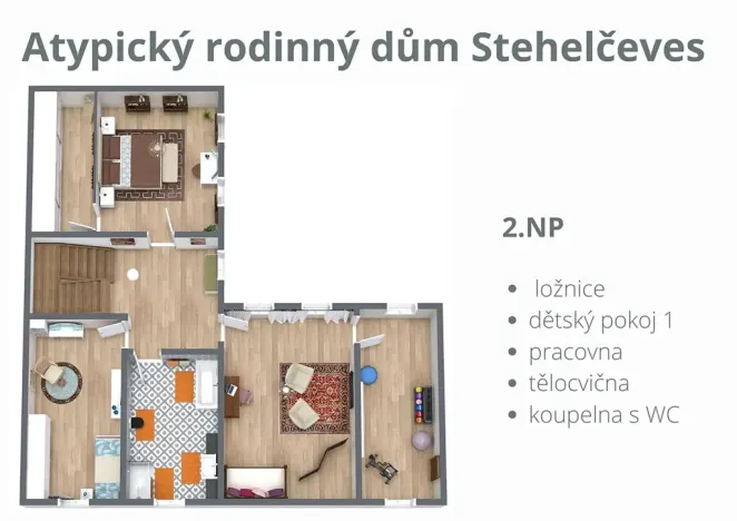 Pronájem rodinného domu, Stehelčeves, V. Moravce, 383 m2