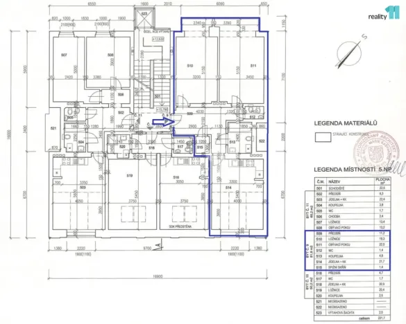 Pronájem bytu 3+kk, Praha - Karlín, Křižíkova, 82 m2