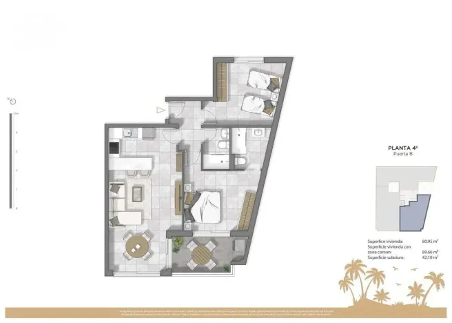 Prodej bytu 3+kk, Guardamar del Segura, Alicante, Španělsko, 72 m2