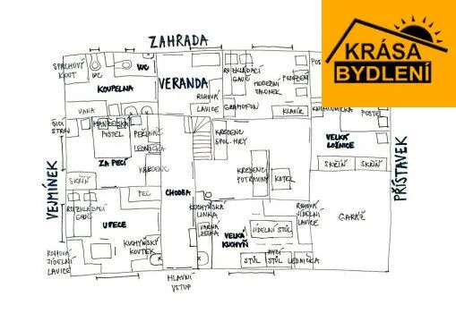 Pronájem rodinného domu, Rohozná, 220 m2