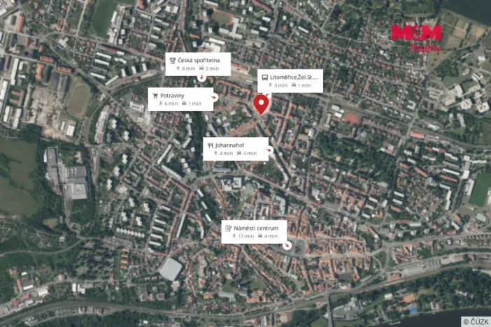 Pronájem obchodního prostoru, Litoměřice - Předměstí, Křižíkova, 114 m2