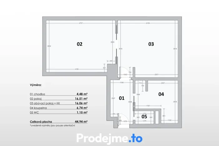 Prodej bytu 1+1, Znojmo, Smetanova, 45 m2