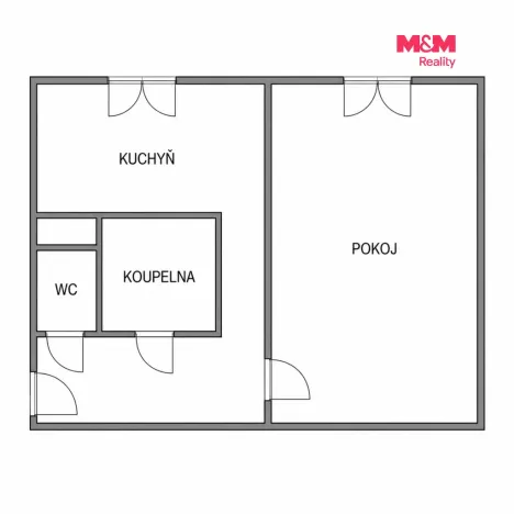 Prodej bytu 1+1, Orlová - Lutyně, Osvobození, 39 m2