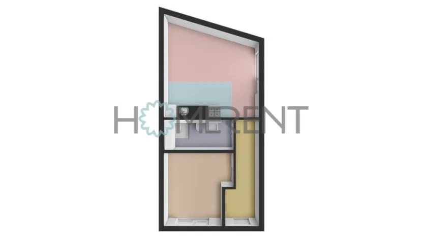 Pronájem bytu 2+kk, Praha - Nové Město, Vyšehradská, 52 m2