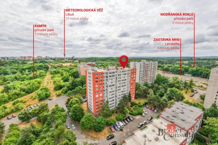Prodej bytu 3+1, Praha - Modřany, Levského, 62 m2