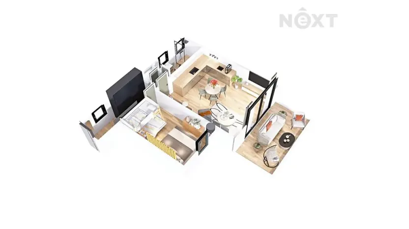 Prodej apartmánu, Staré Město, Sportovní, 57 m2