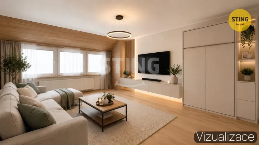 Prodej bytu 1+kk, Ostrava, Zelená, 52 m2
