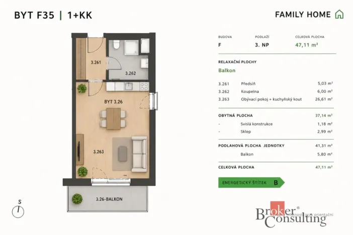Pronájem bytu 1+kk, Plzeň - Jižní Předměstí, Železná, 37 m2